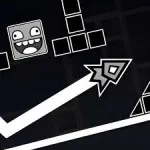 Play Geometry Dash: Black Line