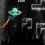 Geometry Dash the tombstones